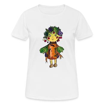 Légumes régionaux - T-shirt respirant Femme - blanc - Devant - AI Model Female 172 dark (172cm)