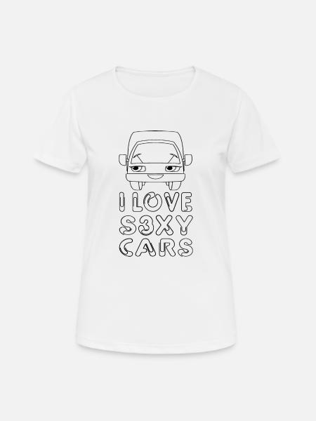 Car car - Women's Breathable T-Shirt - white