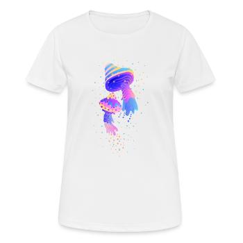 Mushroom Poisonous Mushroom Creative Toadstool - Women's Breathable T-Shirt - white - Front - AI Model Female 172 dark (172cm)