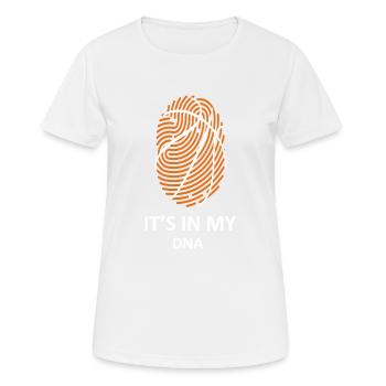 Basket-ball - T-shirt respirant Femme - blanc - Devant - AI Model Female 172 dark (172cm)