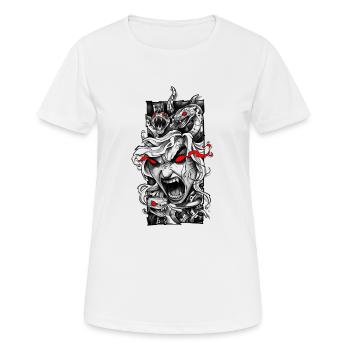 Medusa - Women's Breathable T-Shirt - white - Front - AI Model Female 172 dark (172cm)