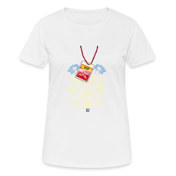 Après Ski Party Design Apres Ski Profi - Frauen T-Shirt atmungsaktiv - Weiß - Vorne - AI Model Female 172 dark (172cm)