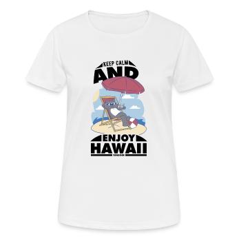 Hawaii - Women's Breathable T-Shirt - white - Front - AI Model Female 172 dark (172cm)
