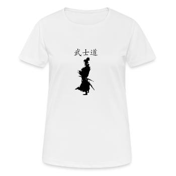 Warriors the way - Women's Breathable T-Shirt - white - Front - AI Model Female 172 dark (172cm)