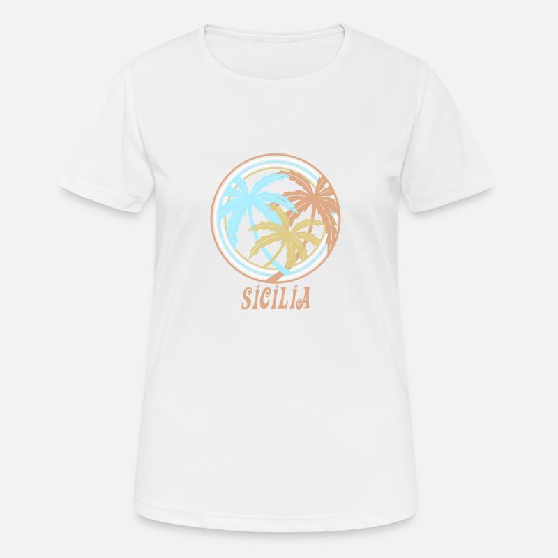 Sicily - Women's Breathable T-Shirt - white