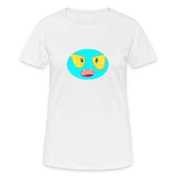 Monster - Frauen T-Shirt atmungsaktiv - Weiß - Vorne - AI Model Female 172 dark (172cm)