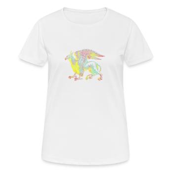 Mythical creatures colorful - Women's Breathable T-Shirt - white - Front - AI Model Female 172 dark (172cm)
