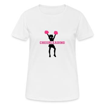 Cheerleading - T-shirt respirant Femme - blanc - Devant - AI Model Female 172 dark (172cm)