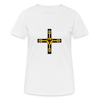 teutonic knights - Frauen T-Shirt atmungsaktiv - Weiß - Vorne - AI Model Female 172 dark (172cm)