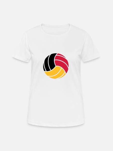 Volleyball 3c - Women's Breathable T-Shirt - white