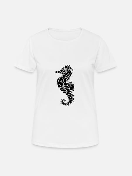 Hyppocampe - Women's Breathable T-Shirt - white