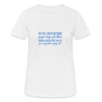 Taufe Geschenkidee - Frauen T-Shirt atmungsaktiv - Weiß - Vorne - AI Model Female 172 dark (172cm)