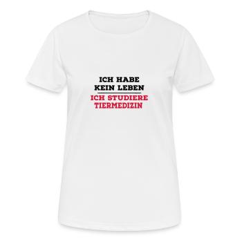 Veterinary medicine - Women's Breathable T-Shirt - white - Front - AI Model Female 172 dark (172cm)