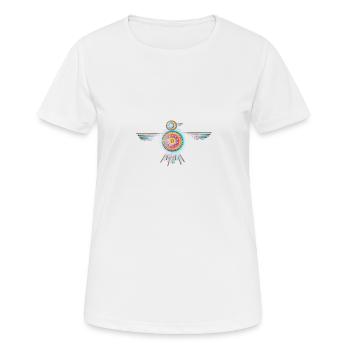 Colorful bird - Women's Breathable T-Shirt - white - Front - AI Model Female 172 dark (172cm)