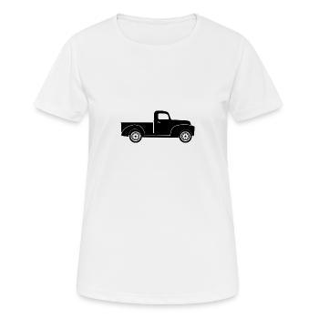 Pick-up Truck - Women's Breathable T-Shirt - white - Front - AI Model Female 172 dark (172cm)