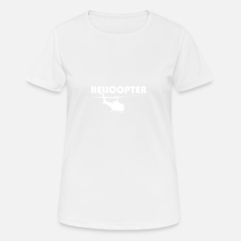 helicopter - Women's Breathable T-Shirt - white