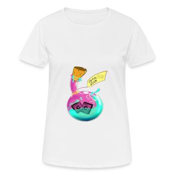 Affrontement chimique - T-shirt respirant Femme - blanc - Devant - AI Model Female 172 dark (172cm)