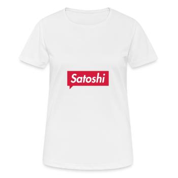 Satoshi - T-shirt respirant Femme - blanc - Devant - AI Model Female 172 dark (172cm)