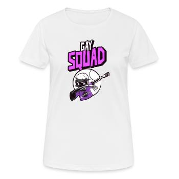 Gay squad. Gay pride. Pride month. - T-shirt respirant Femme - blanc - Devant - AI Model Female 172 dark (172cm)