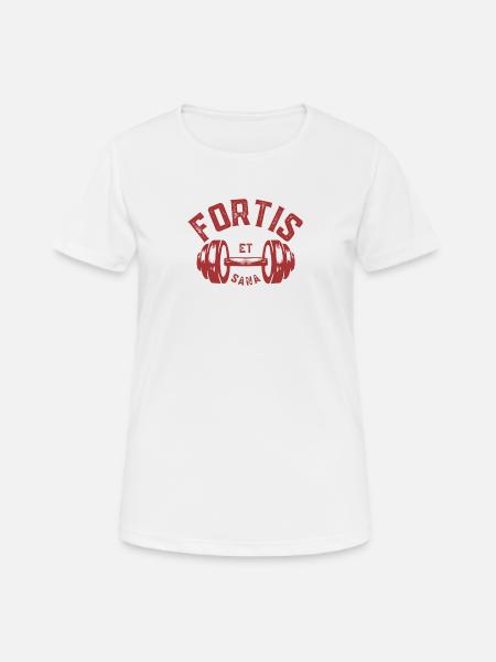 Strong and healthy - Women's Breathable T-Shirt - white