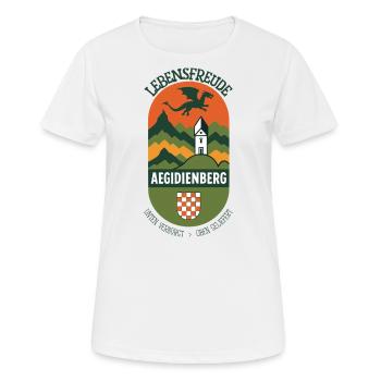 Joie de vivre Aegidienberg delivered below guaranteed - Women's Breathable T-Shirt - white - Front - AI Model Female 172 dark (172cm)