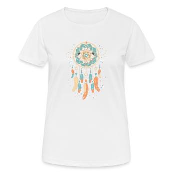 Dreamcatcher - Women's Breathable T-Shirt - white - Front - AI Model Female 172 dark (172cm)