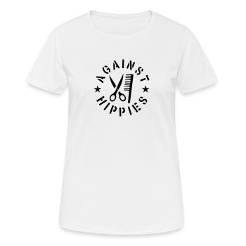CONTRE HIPPIES - T-shirt respirant Femme - blanc - Devant - AI Model Female 172 dark (172cm)
