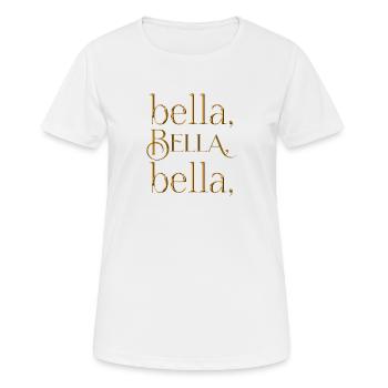 bella - Women's Breathable T-Shirt - white - Front - AI Model Female 172 dark (172cm)