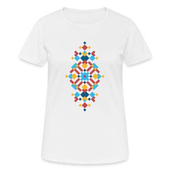 Motiv Kabyle Amazigh - Frauen T-Shirt atmungsaktiv - Weiß - Vorne - AI Model Female 172 dark (172cm)