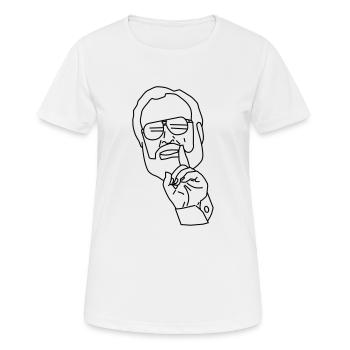 Sehr geil. Supergeil. - Frauen T-Shirt atmungsaktiv - Weiß - Vorne - AI Model Female 172 dark (172cm)