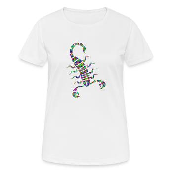 skorp 7 - T-shirt respirant Femme - blanc - Devant - AI Model Female 172 dark (172cm)