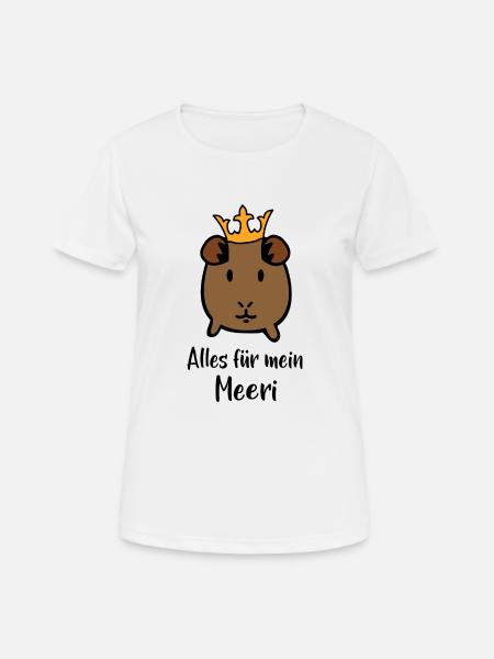 Meerschweinchen - Frauen T-Shirt atmungsaktiv - Weiß