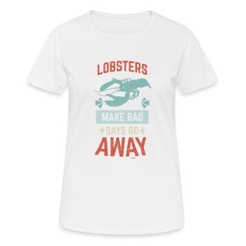 Homard - T-shirt respirant Femme - blanc - Devant - AI Model Female 172 dark (172cm)