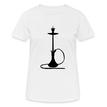 narguilé - T-shirt respirant Femme - blanc - Devant - AI Model Female 172 dark (172cm)