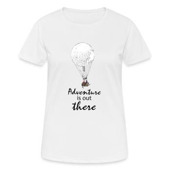 Heißluftballon - Frauen T-Shirt atmungsaktiv - Weiß - Vorne - AI Model Female 172 dark (172cm)