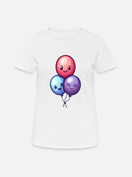 Balloons for children - Women's Breathable T-Shirt - white