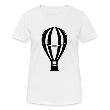Luftballon - Frauen T-Shirt atmungsaktiv - Weiß - Vorne - AI Model Female 172 dark (172cm)