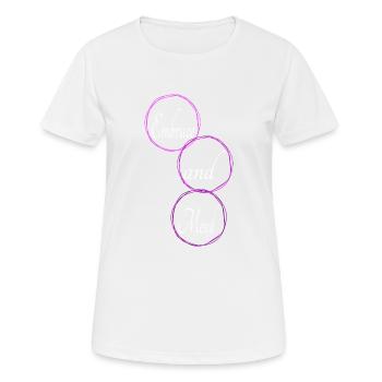 guérison intérieure génial blagues amusantes pouvoir de guérison - T-shirt respirant Femme - blanc - Devant - AI Model Female 172 dark (172cm)