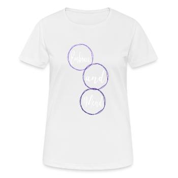citations de guérison humour processus de guérison heureux - T-shirt respirant Femme - blanc - Devant - AI Model Female 172 dark (172cm)