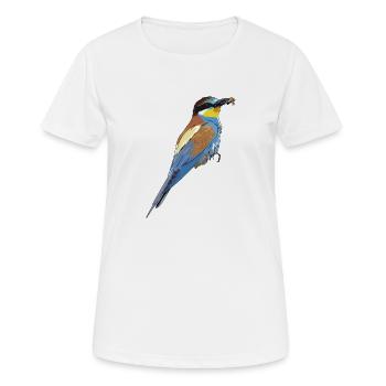 bir D691 - T-shirt respirant Femme - blanc - Devant - AI Model Female 172 dark (172cm)