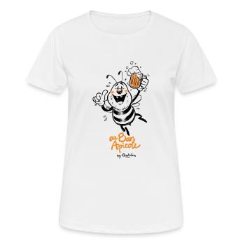Bar Apicole 04 - T-shirt respirant Femme - blanc - Devant - AI Model Female 172 dark (172cm)