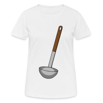 Soup kitchen cooking cook cook soup - Women's Breathable T-Shirt - white - Front - AI Model Female 172 dark (172cm)