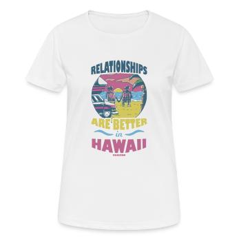 Hawaii - Women's Breathable T-Shirt - white - Front - AI Model Female 172 dark (172cm)