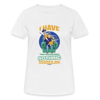 Father and daughter - Women's Breathable T-Shirt - white - Front - AI Model Female 172 dark (172cm)