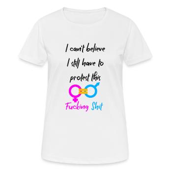 Equality - Women's Breathable T-Shirt - white - Front - AI Model Female 172 dark (172cm)