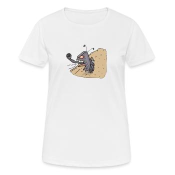 amei 6 - Frauen T-Shirt atmungsaktiv - Weiß - Vorne - AI Model Female 172 dark (172cm)