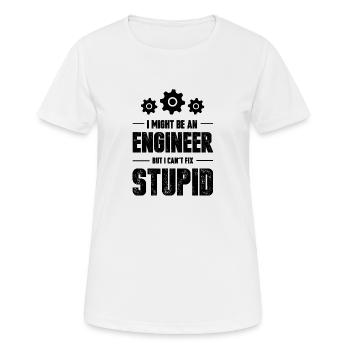Lustig Physik Lehrer Ingenieur Geschenk Geburtstag - Frauen T-Shirt atmungsaktiv - Weiß - Vorne - AI Model Female 172 dark (172cm)