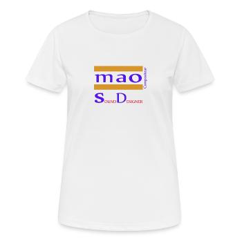 design boutique mao compo - T-shirt respirant Femme - blanc - Devant - AI Model Female 172 dark (172cm)