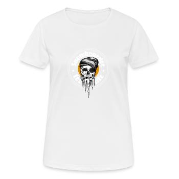 Snowboarder - Frauen T-Shirt atmungsaktiv - Weiß - Vorne - AI Model Female 172 dark (172cm)