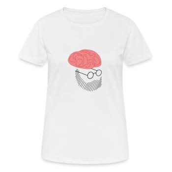 ma tete - T-shirt respirant Femme - blanc - Devant - AI Model Female 172 dark (172cm)